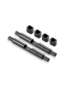 EXTREME HEAT RESISTANT CENTER ALU DIFF PIN WITH INSERTS (2+4)