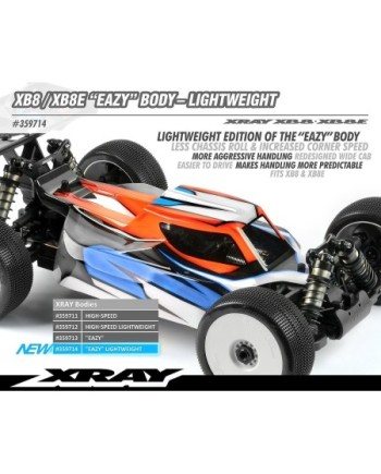 XRAY XB8 / XB8E "EAZY" BODY
