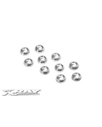 ARANDELA CÃNICA DE ALUMINIO 3X6X2.0MM (10)