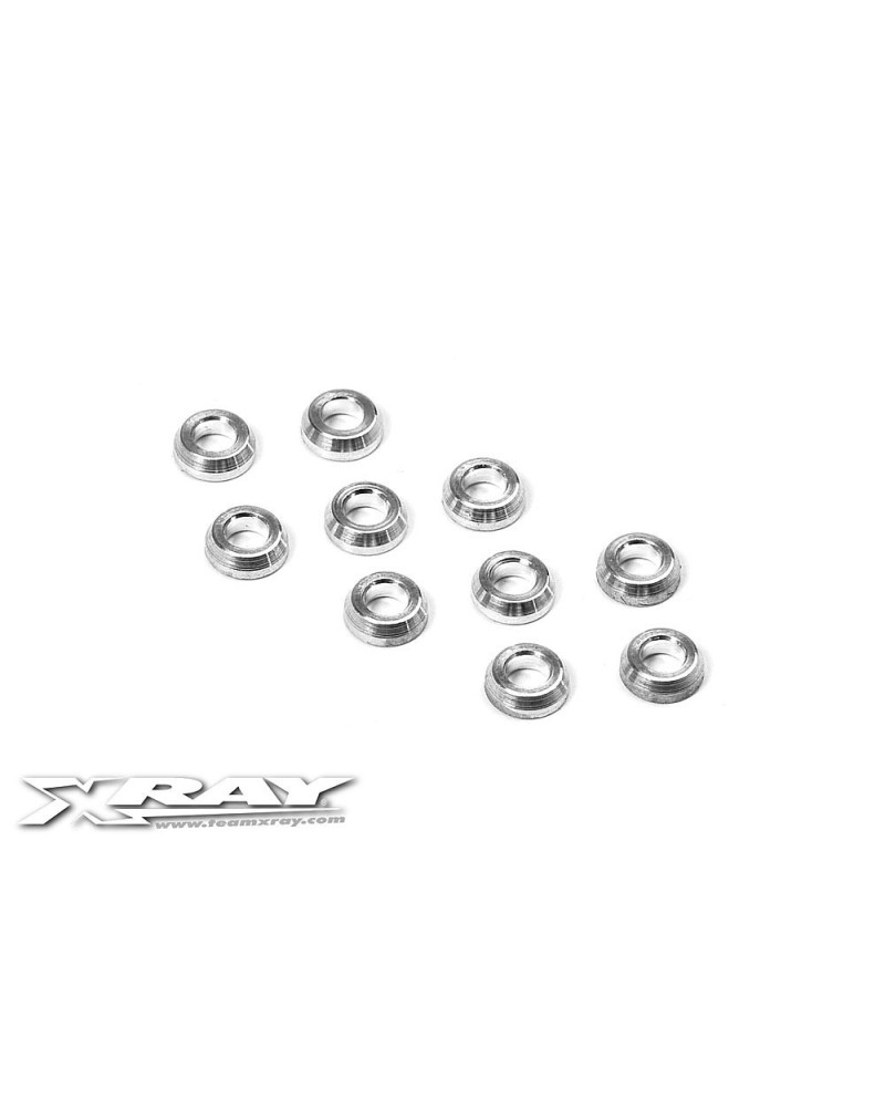 ARANDELA CÃNICA DE ALUMINIO 3X6X2.0MM (10)