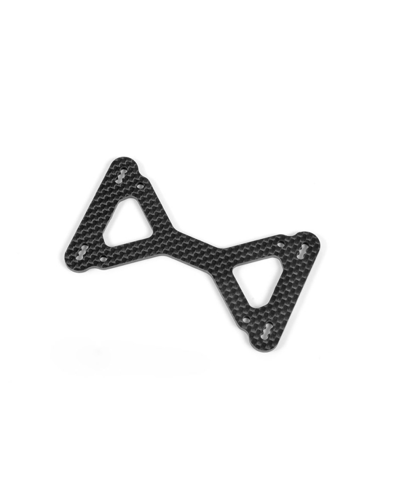 PLACA DE SOPORTE DE TRAPECIOS X10 DE CARBONO 2.5MM