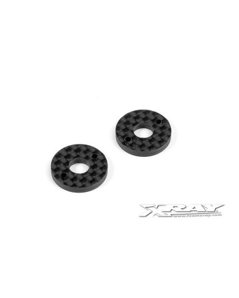 ARANDELAS DE CARBONO X10 2.5MM PARA SOPORTE DE CARROCERÃ?A DE 6MM (2)