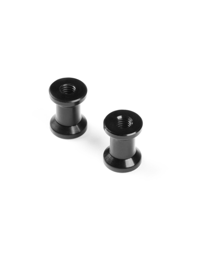 SOPORTE TRASERO DE ALUMINIO 9MM - NEGRO (2)