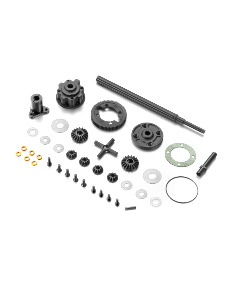 DIFERENCIAL DE ENGRANAJES 1/12 PAN CAR XRAY - SET - V2