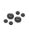 ENGRANAJES DE PLASTICO DIFERENCIAL CÃNICO Y PLANETARIOS (2+4)