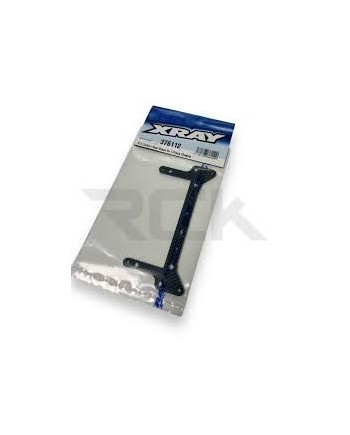 PLACA DE CARBONO TRASERA  PARA CHASIS DE 1 PIEZA X12