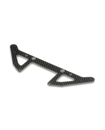 X10 CARBON REAR BRACE FOR 1-PIECE CHASSIS