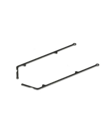 X10 CARBON SIDE BRACE FOR 1-PIECE CHASSIS (2)