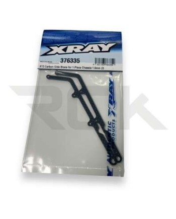 SOPORTE LATERAL DE CARBONO 1 PIEZA PARA CHASIS DE 1.6 MM X12  (2)