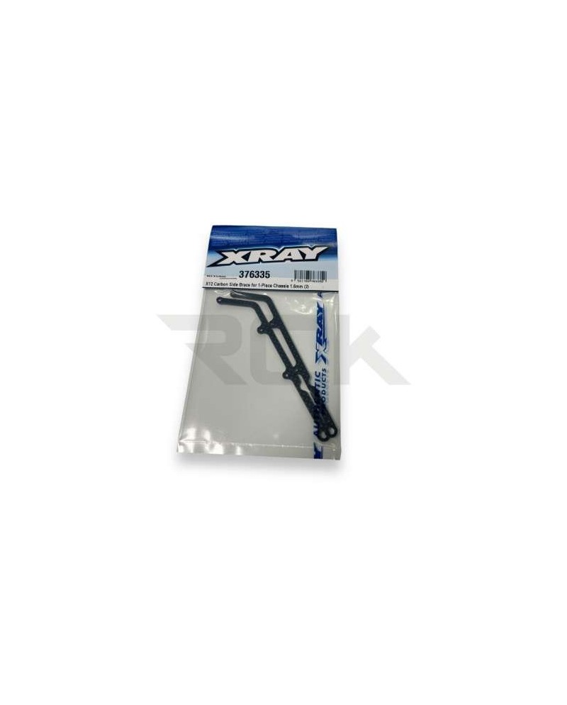 SOPORTE LATERAL DE CARBONO 1 PIEZA PARA CHASIS DE 1.6 MM X12  (2)