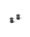 SOPORTE DE ALUMINIO DE 6 MM CON ROSCA M2,5 - NEGRO (2)