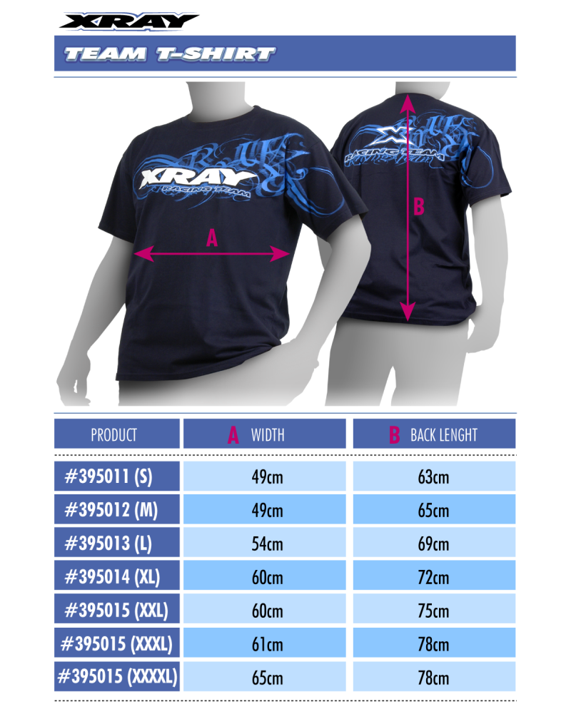 XRAY TEAM T-SHIRT (XL)