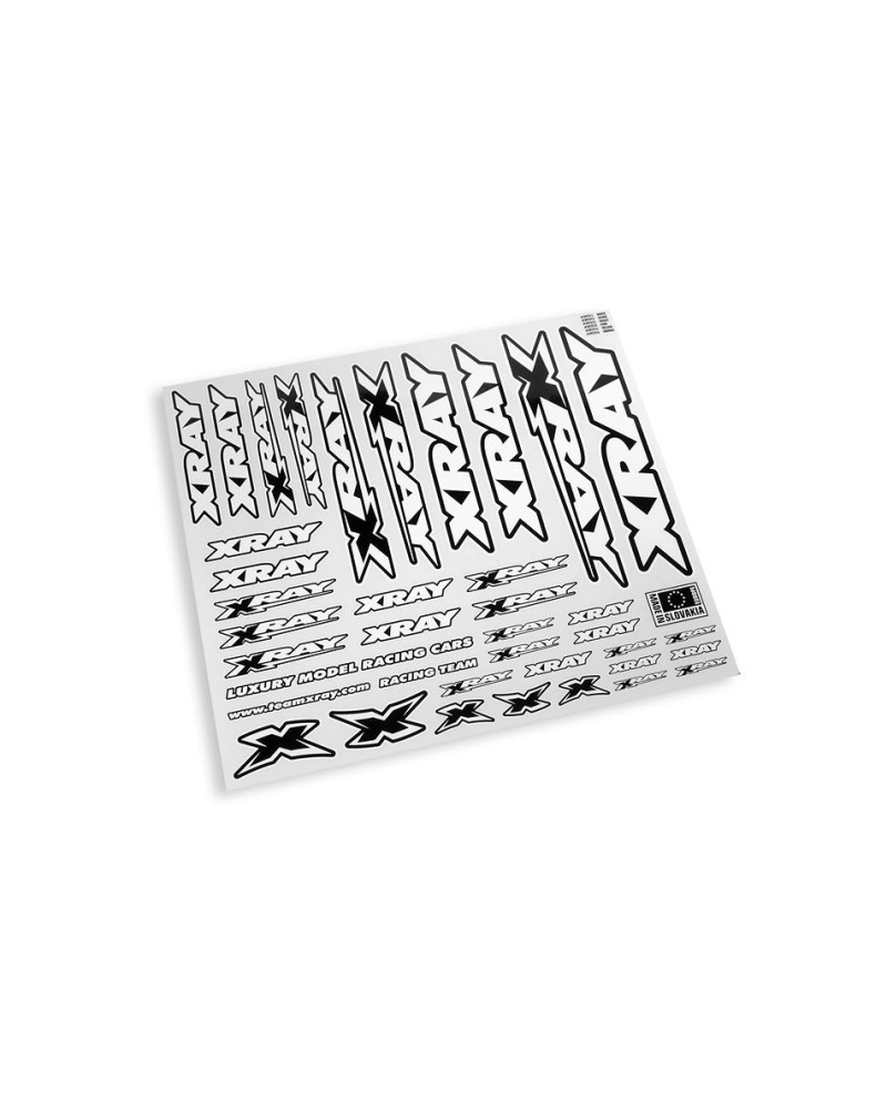 PEGATINAS CARROCERIA XRAY- BLANCO