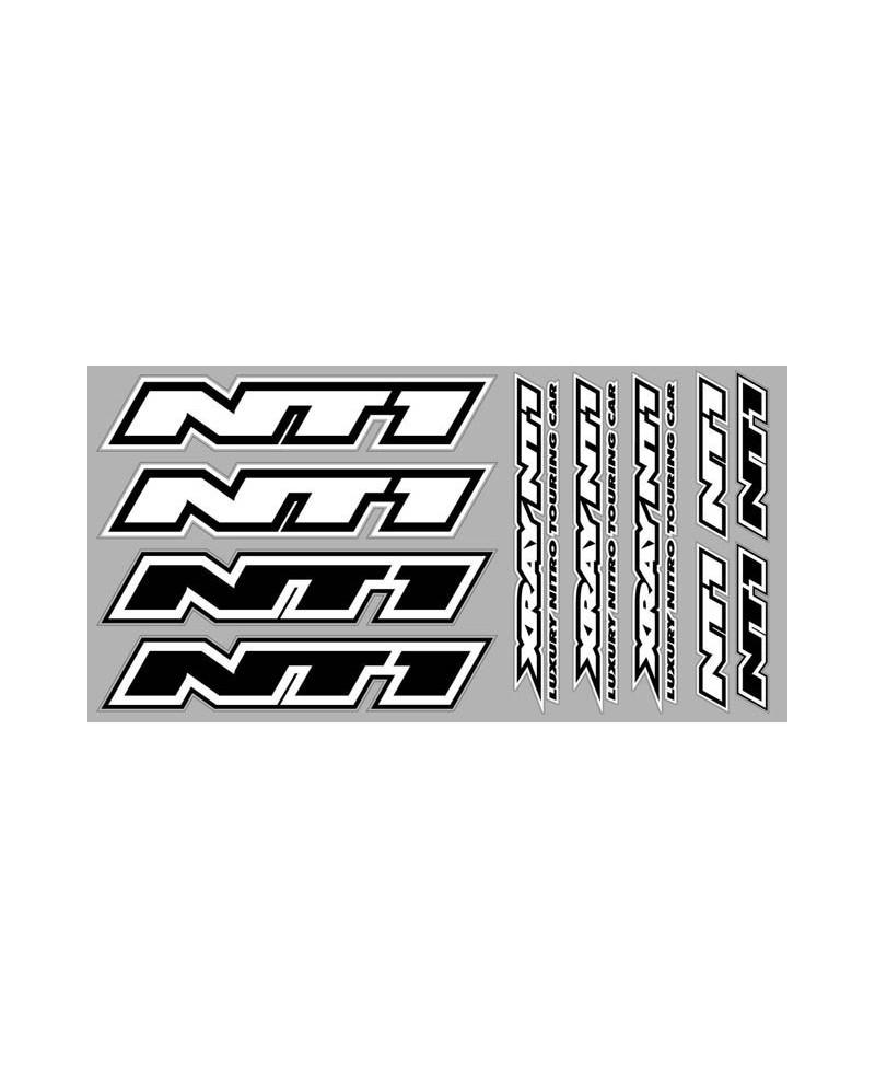 PEGATINAS CARROCERIA XRAY NT1 - BLANCO