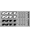 PEGATINAS CARROCERIA XRAY NT1 - BLANCO