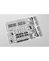 PEGATINAS CARROCERIA XRAY XB8 - BLANCO