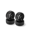 RUEDAS PRECORTADOS SLICKS HUDY 1/10  DERECHO E IZQUIERDO (2+2)