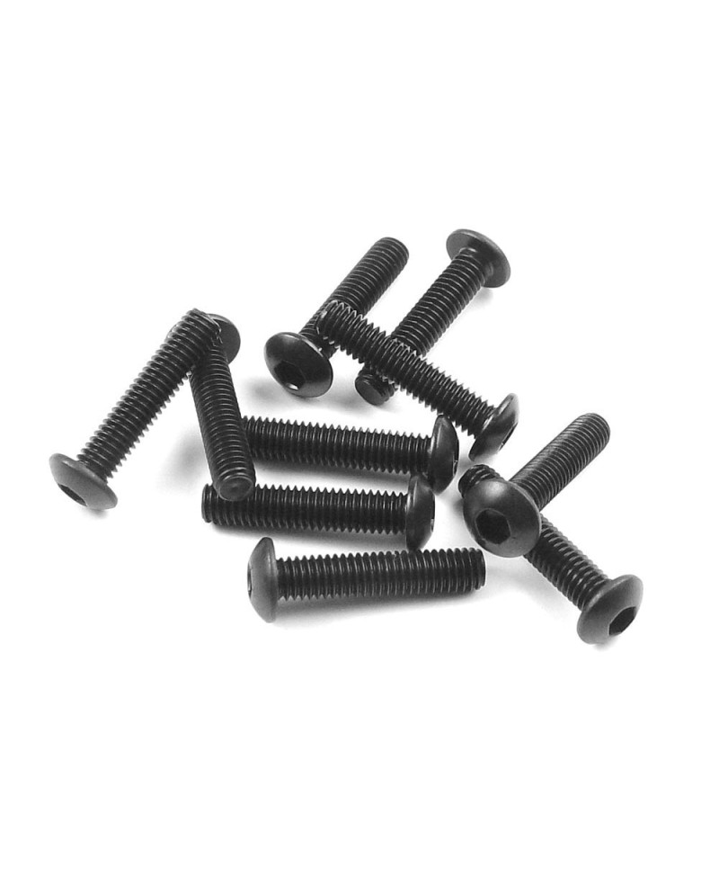 TORNILLO HEXAGONAL CABEZA BOTÃ“N M3x14  (10)
