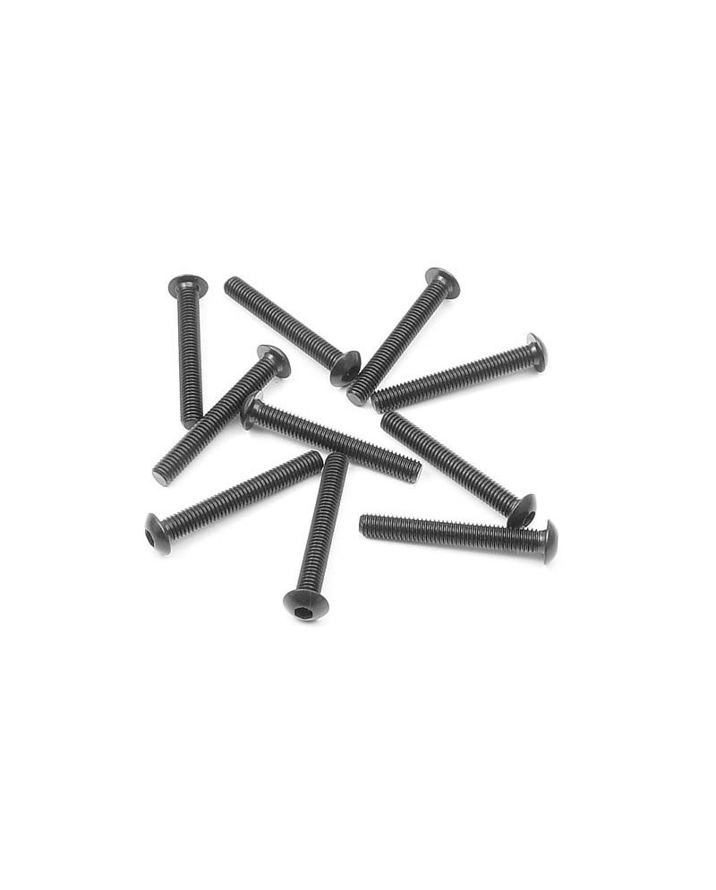 TORNILLO HEXAGONAL CABEZA DE BOTÃ“N M3x22  (10)
