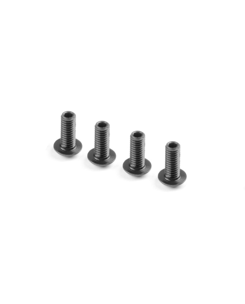 TORNILLO HEXAGONAL  4x10 CON ROSCA INTERIOR DE  2MM CON CABEZA DE BOTON (4)