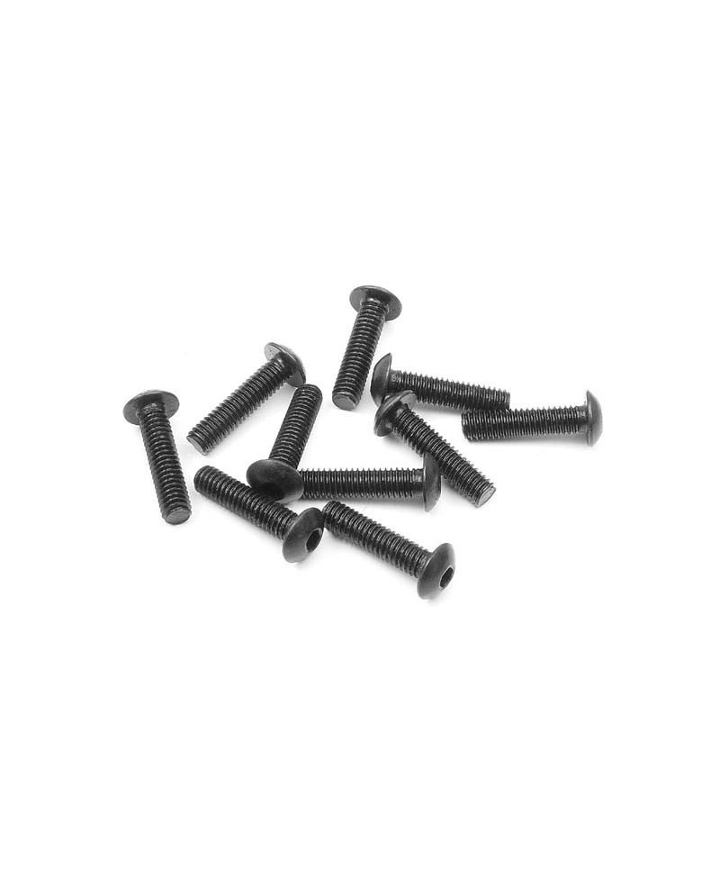 TORNILLO HEXAGONAL CABEZA DE BOTÃ“N M4x16  (10)