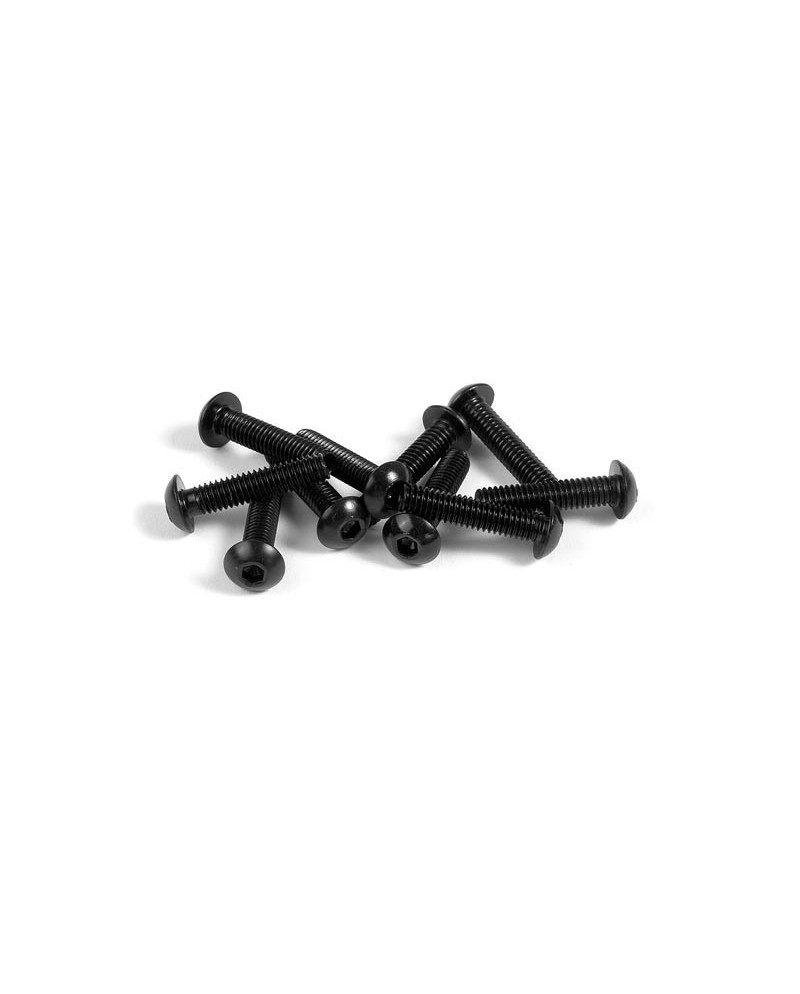 TORNILLO HEXAGONAL CABEZA DE BOTÃ“N M4x18  (10)
