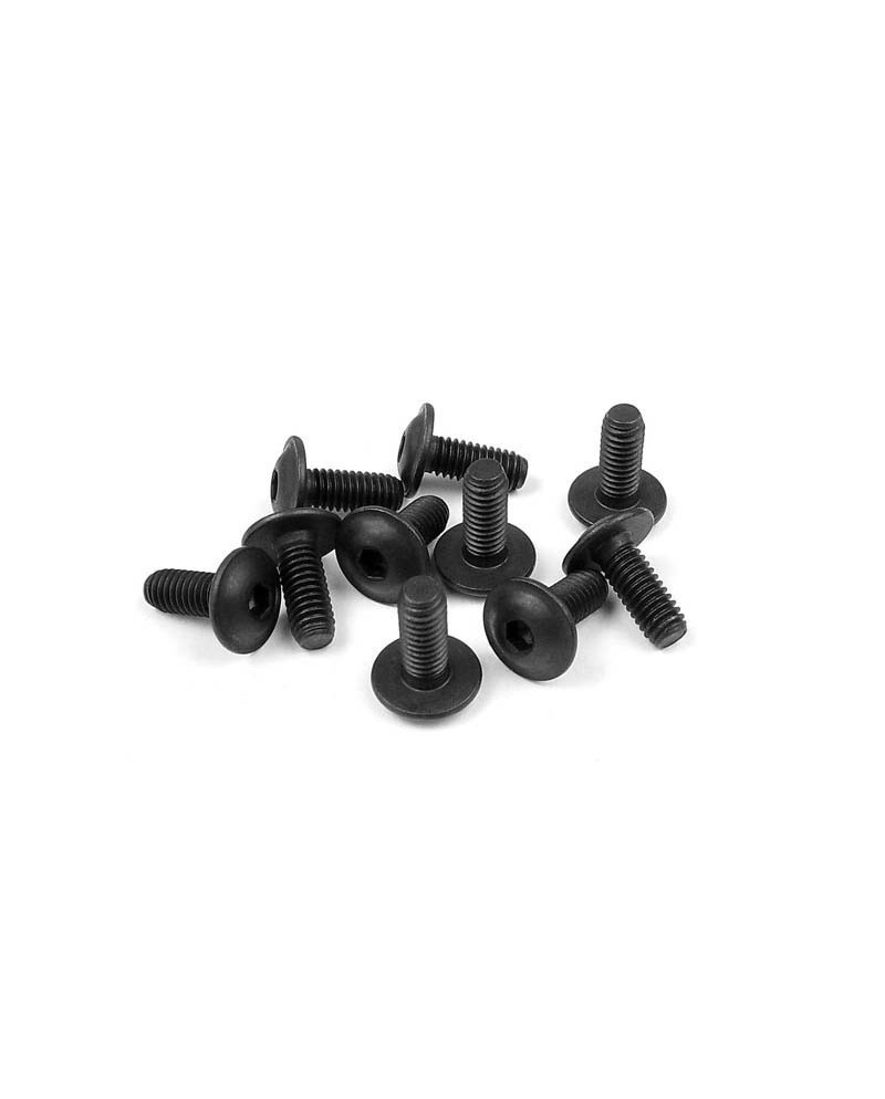 TORNILLO HEXAGONAL CABEZA BOTON  M4x10  (10)