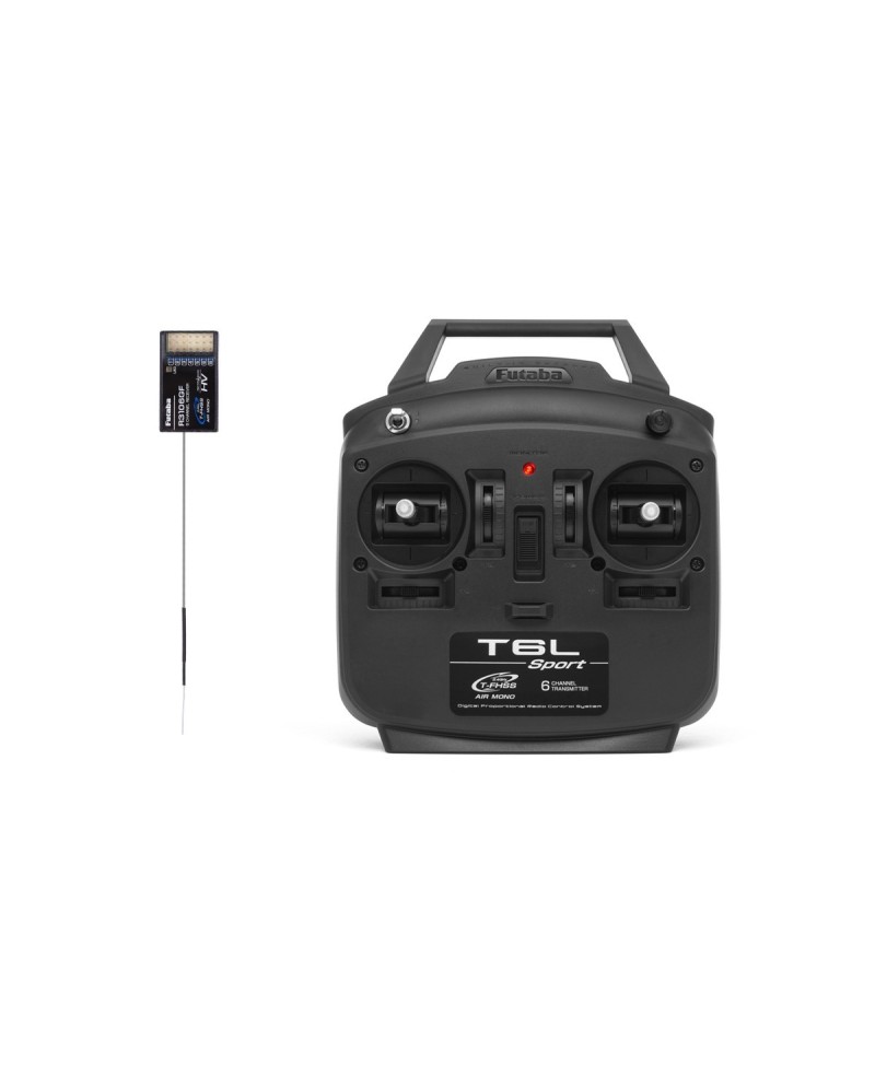 Futaba 6L, RX R3106GF (mode 2)