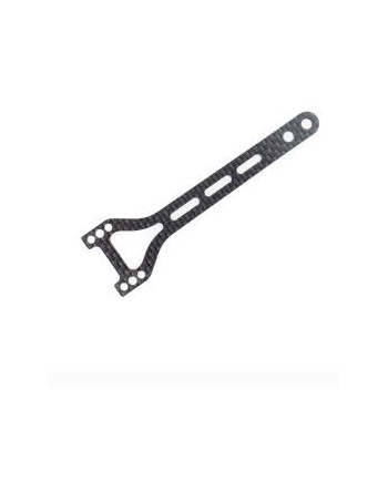 PLACA SUPERIOR DE CARBONO X4'23 - PARTE TRASERA DIVIDIDA - 1.6MM