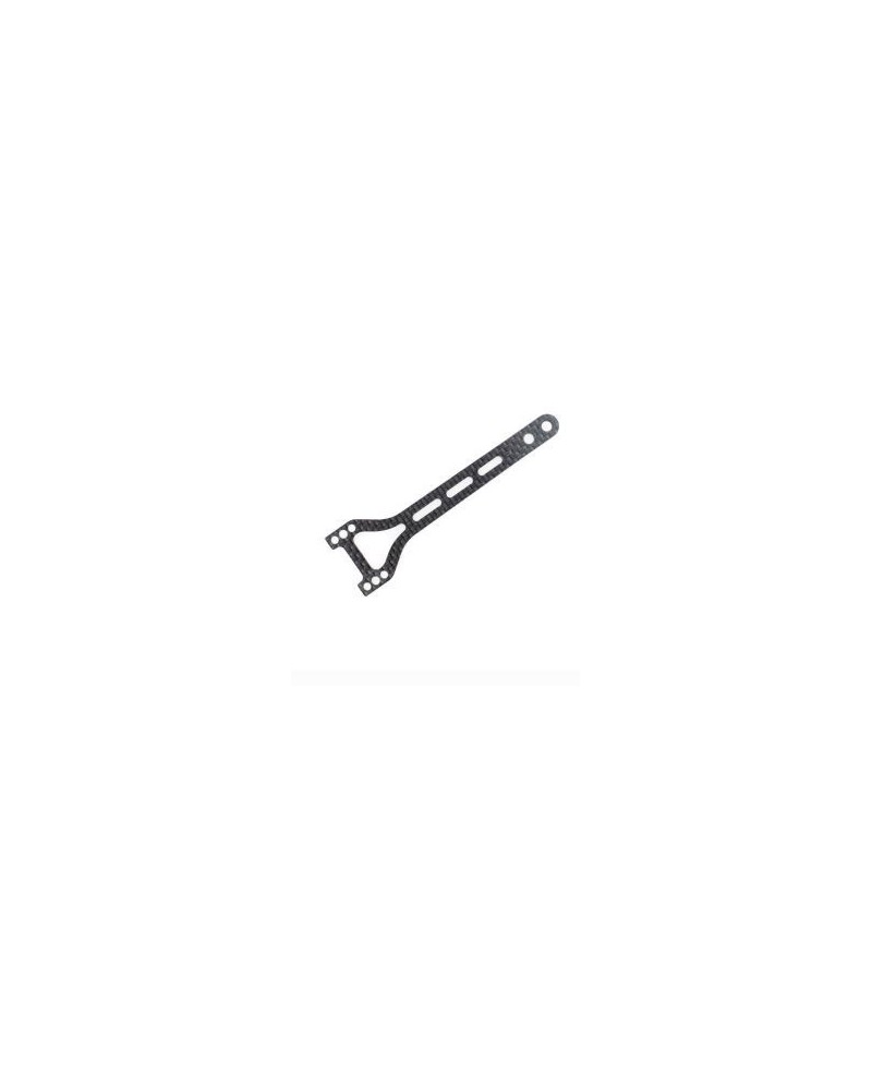 PLACA SUPERIOR DE CARBONO X4'23 - PARTE TRASERA DIVIDIDA - 1.6MM