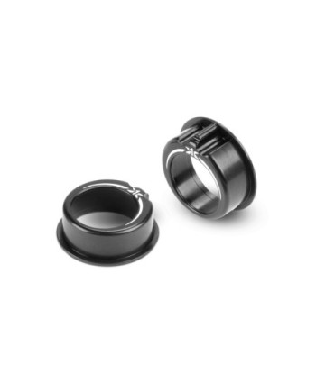 BUJE PARA RODAMIENTOAJUSTABLE DE ALUMINIO +1MM - NEGRO (2)
