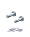 BRAZO DE DIRECCIÃN DOBLE DE ALUMINIO X4 - NEGRO + RODAMIENTOS DE BOLAS