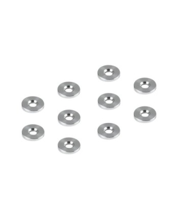 ARANDELA DE ALUMINIO 3x9x1.0MM - AVELLANADO PROFUNDO (10)