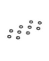 ARANDELAS 3X6X0.5MM - NEGRO (10)