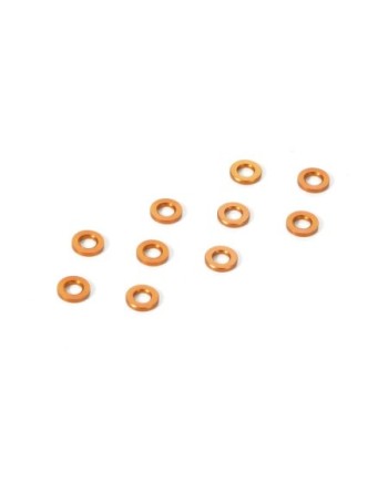 ARANDELAS 3X6X0.5MM - NARANJA (10)