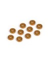 ARANDELAS DE ALUMINIO 3X6X2 NARANJA (10)
