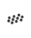ARANDELAS ALUM. 3X6X3.0MM - NEGRO (10)