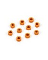 ARANDELAS ALUM. 3X6X3.0MM - NARANJA (10)
