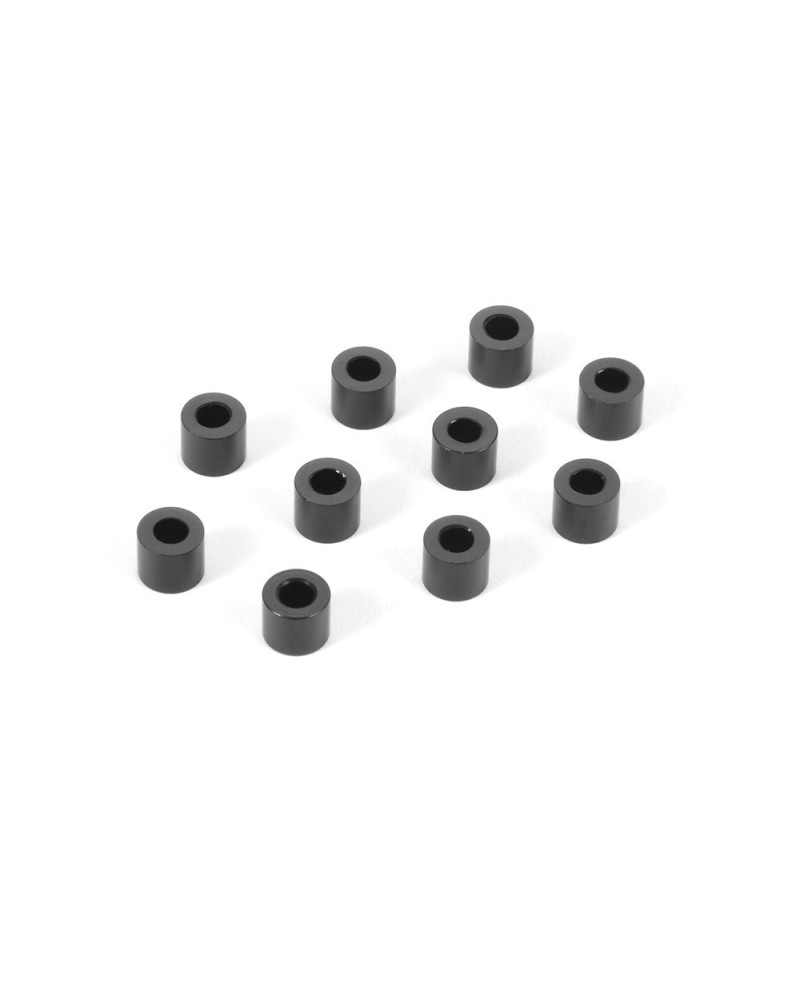 ARANDELA ALU 3x6x5.0MM - NEGRA (10)