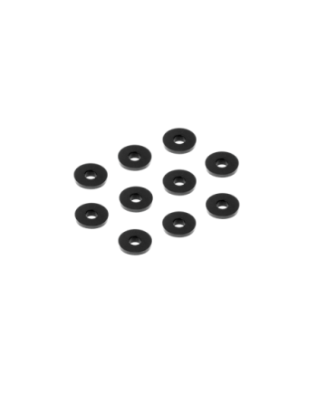 ARANDELA DE ALUMINIO 3x7x2.0MM - NEGRO (10)