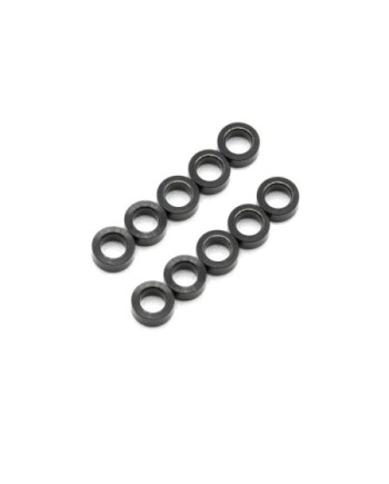 ARANDELA DE ALUMINIO 3x5x2.0MM - NEGRO (10)