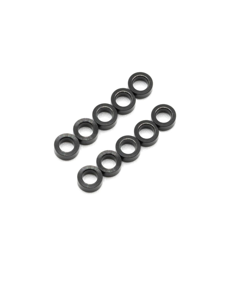 ARANDELA DE ALUMINIO 3x5x2.0MM - NEGRO (10)