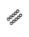 ARANDELA DE ALUMINIO 3x5x2.0MM - NEGRO (10)