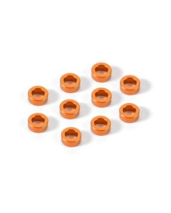 ARANDELA ALU 3x5x2.0MM - NARANJA (10)