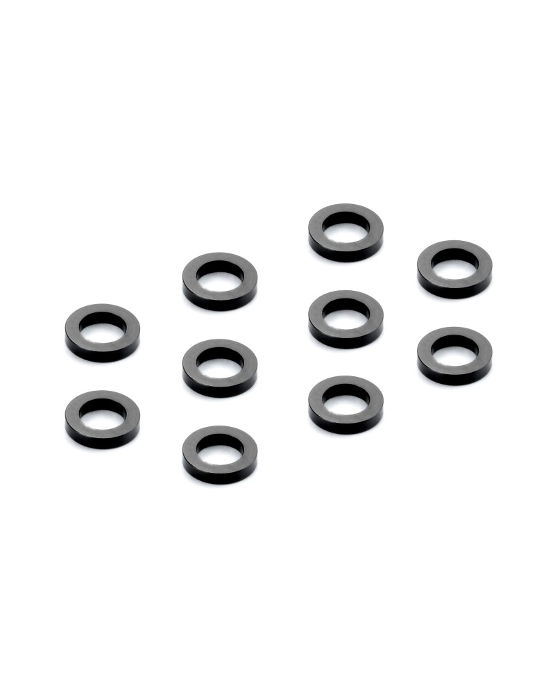 ARANDELA DE ALUMINIO 3x5x1.0MM - NEGRA (10)