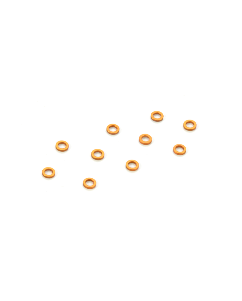 ARANDELA ALU 3x5x1.0MM - NARANJA (10)
