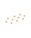 ARANDELA ALU 3x5x1.0MM - NARANJA (10)