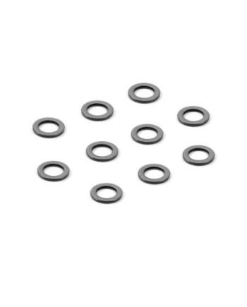 ARANDELA DE ALUMINIO 3x5x0.5MM - NEGRO (10)