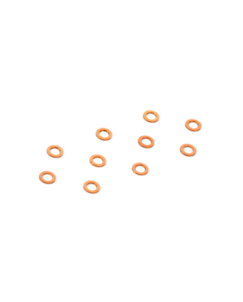 ARANDELA ALU 3x5x0.5MM - NARANJA (10)