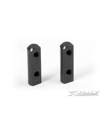 SOPORTE DE ALUMINIO PARA MONTAJE DE SERVO  - NEGRO (2)
